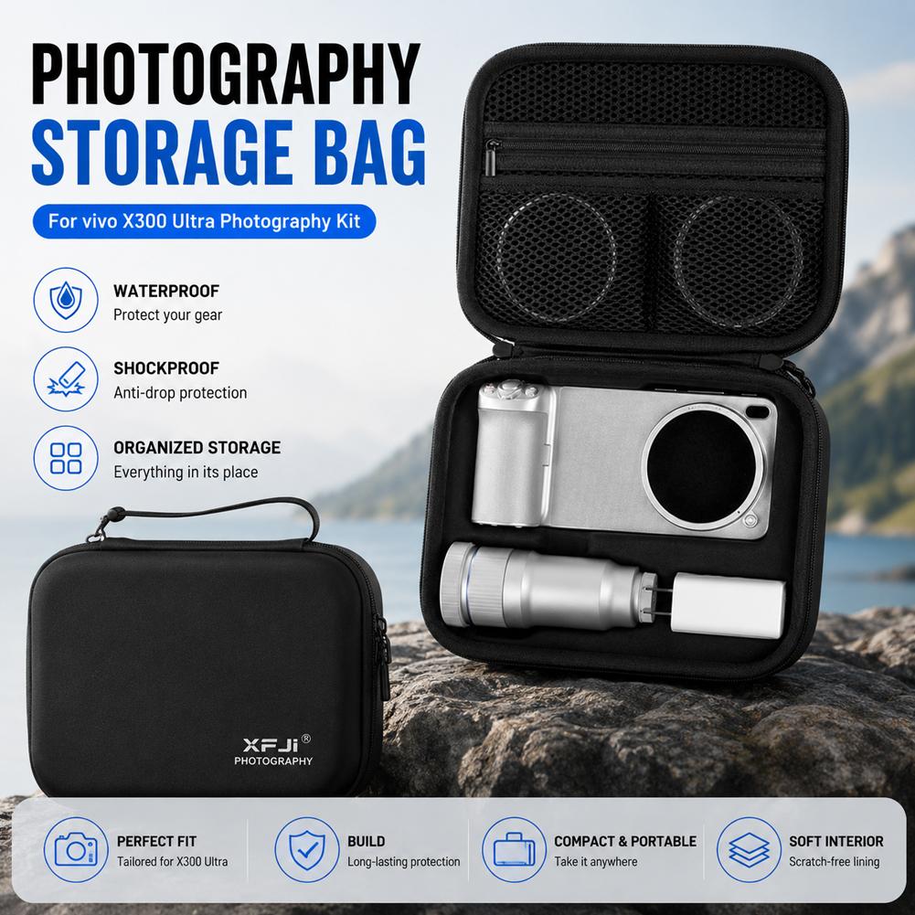 Photography Kit Vivo X300 Ultra - NEUE Hartschalen-Handtasche EVA Sturzsichere Aufbewahrungstasche für
