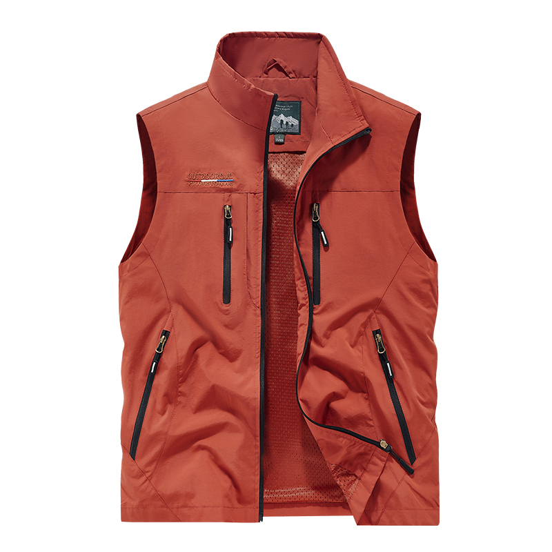Photography Jacket - Herren-Fotografie-Weste, Outdoor-Arbeitsweste mit mehreren Taschen, Jacke
