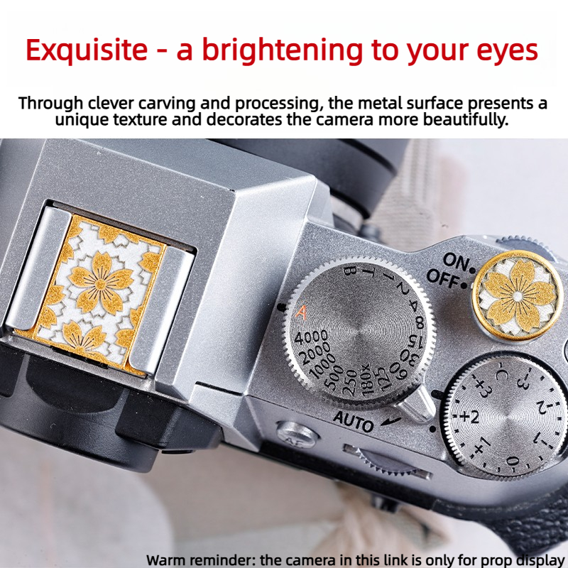 Fujifilm Camera X100Vi - Metall-Blitzschuhabdeckung mit Gewindeanschluss für Fuji XT3
