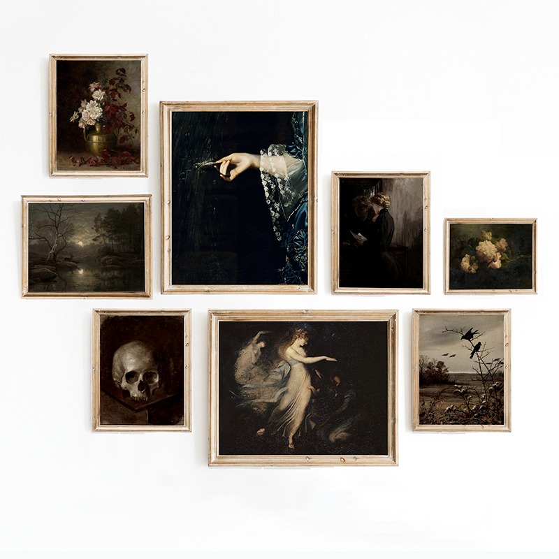 Photography Night - Dark Academia Vintage Moody Victorian Poster