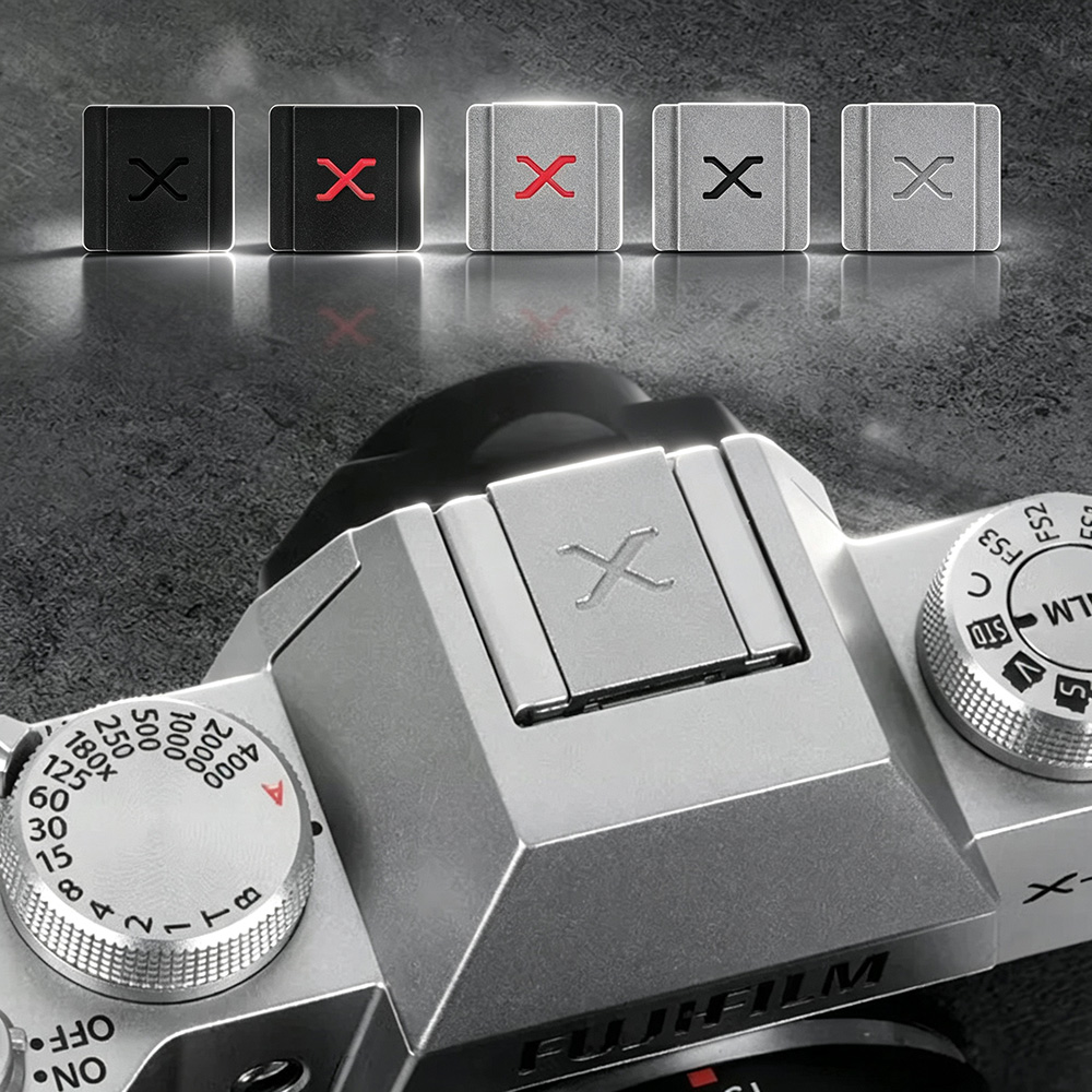 Fujifilm Camera X100Vi - Metall-Kamerabohrschuh-Abdeckung, staubdichte Schutzkappe für Fujifilm X100VI