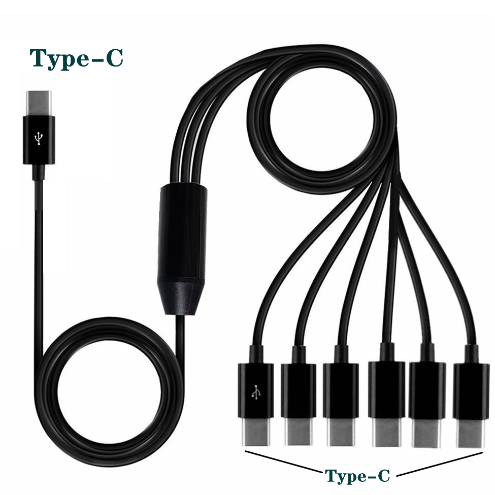 Photography Date - Typ-C 1 Stecker auf 2 3