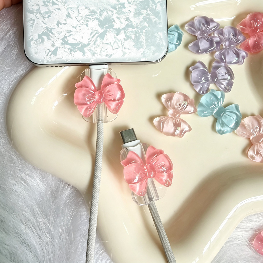 Niedlicher Glitzer-Schleifenka – Tethering Cable Usb Bewertung und Preis