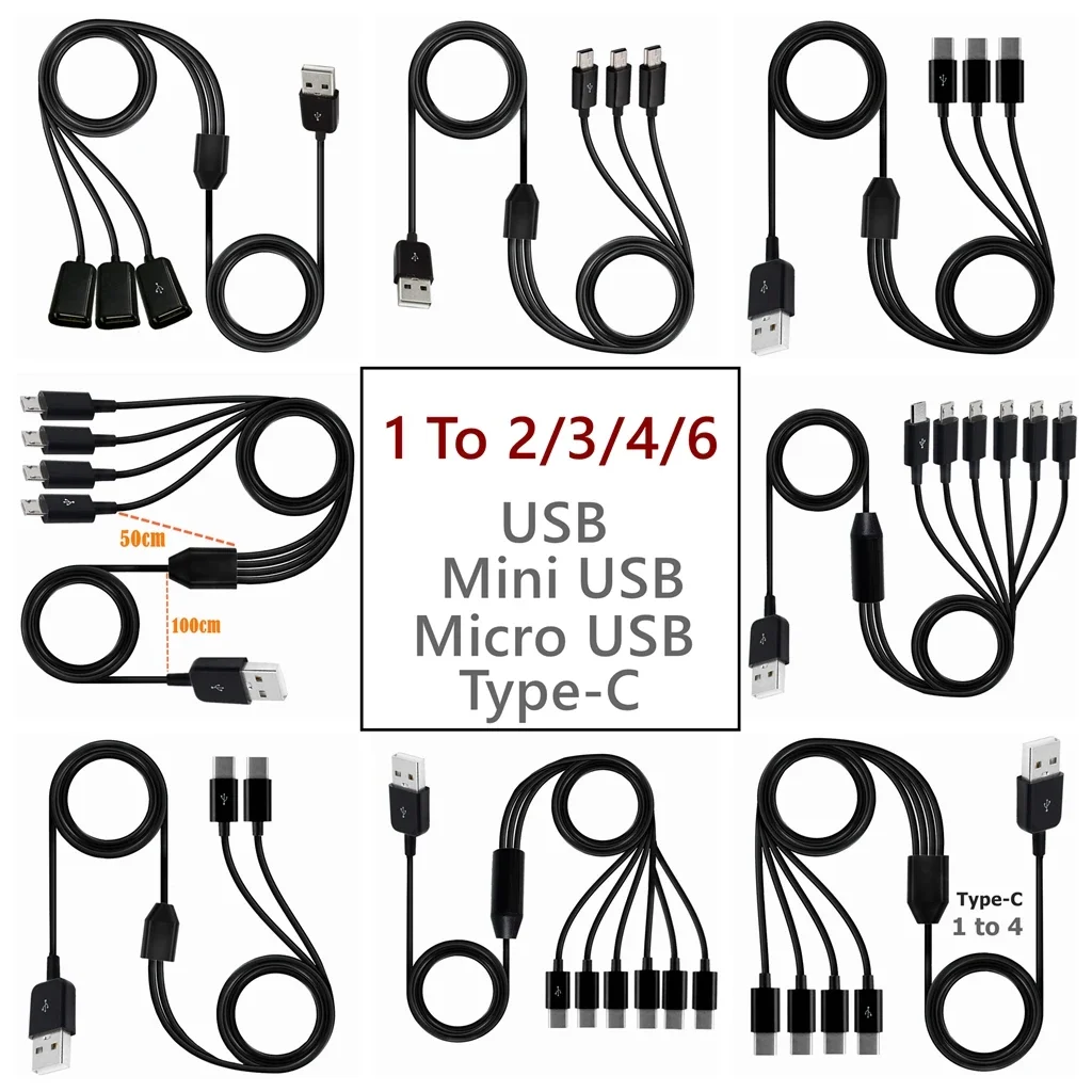Typ-C 1 bis 4 6 Port Typ C USB – Photography Date Bewertung und Preis