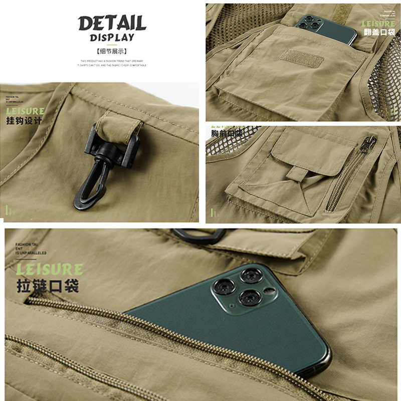 Frühling und Herbst Mesh Schne – Photography Jacket Bewertung und Preis